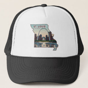 St. Louis Missouri Map Trucker Hat