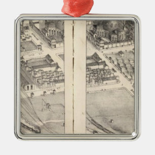 St. Louis, Missouri Metal Ornament