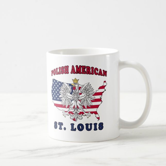 St. Louis Missouri Polish Coffee Mug (Right)