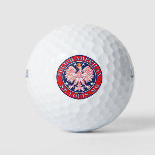 St. Louis Missouri Polish Eagle Golf Balls