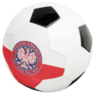 St. Louis Missouri Polish Eagle Soccer Ball