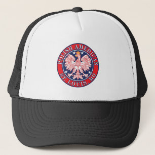 St. Louis Missouri Polish Eagle Trucker Hat