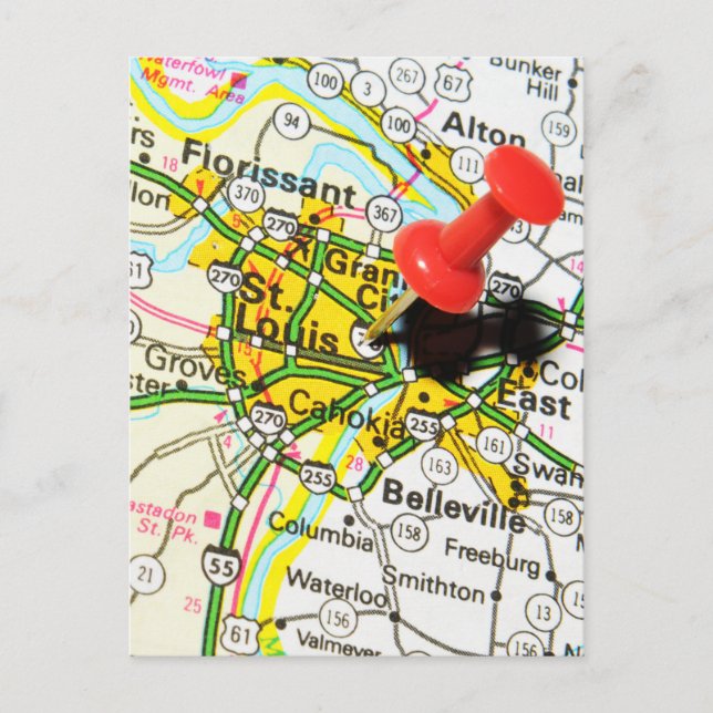 St. Louis, Missouri Postcard (Front)