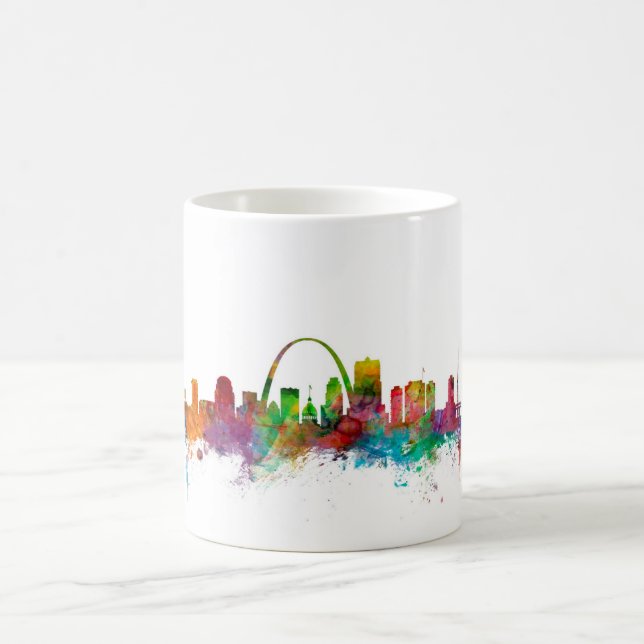 St Louis Missouri Skyline Coffee Mug (Center)