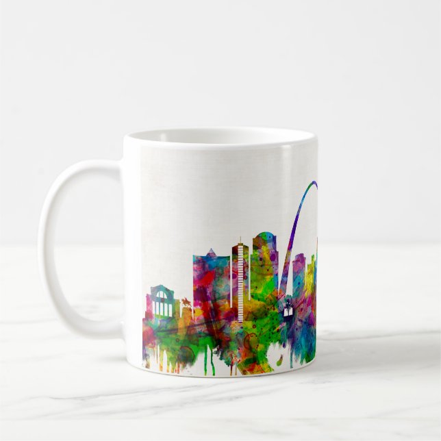 St. Louis Missouri Skyline Coffee Mug (Left)