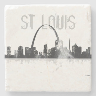 ST LOUIS, MISSOURI SKYLINE STONE COASTER