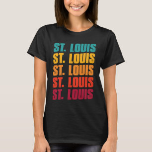 St Louis Missouri Souvenir  Retro Vintage St Louis T-Shirt