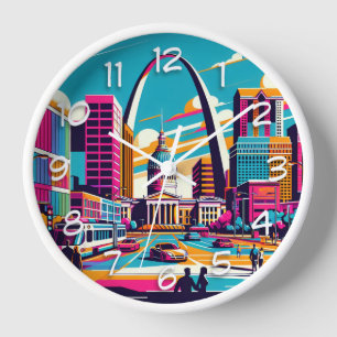 St Louis, Missouri The Gateway Arch Clock