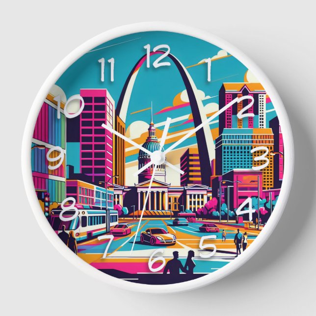 St Louis, Missouri | The Gateway Arch  Clock (Front)