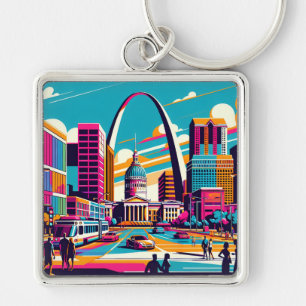 St Louis, Missouri The Gateway Arch Key Ring