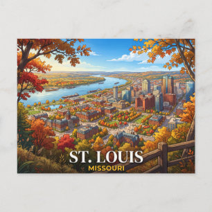 St. Louis Missouri Travel Postcard