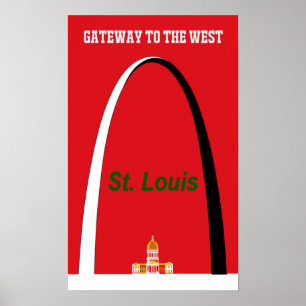 St. Louis, Missouri travel poster