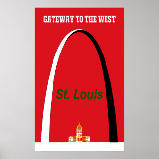 St. Louis, Missouri travel poster