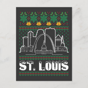 St. Louis Missouri Ugly Christmas Postcard