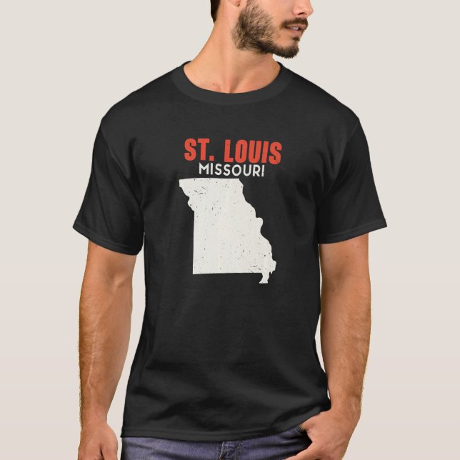 St Louis Missouri USA State America Travel Missour T-Shirt (Front)