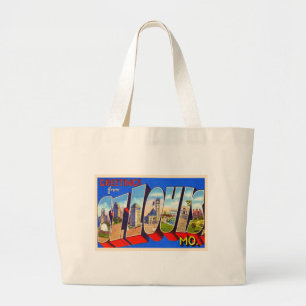 St. Louis Missouri Vintage Large Letter Postcard Tote Bag