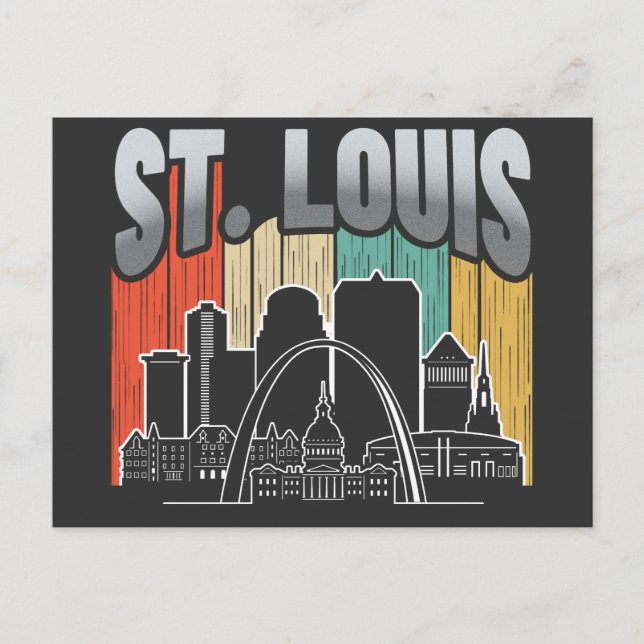 St. Louis Missouri Vintage Postcard (Front)