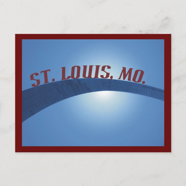 St. Louis, MO Arch Postcard (Front)