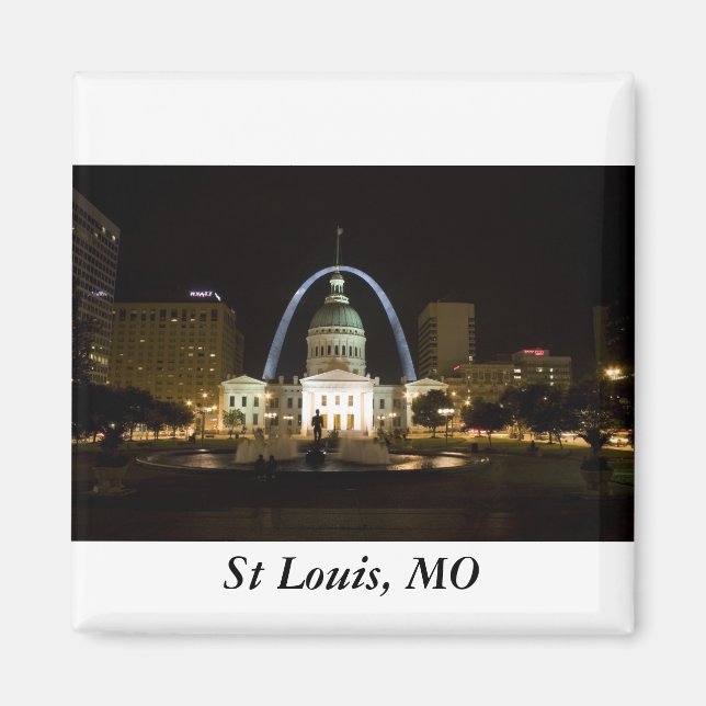 St Louis, MO Magnet (Front)