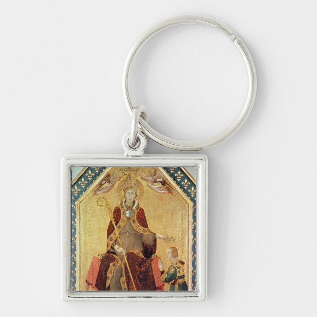 St. Louis of Toulouse  crowning his brother Key Ring (Front)