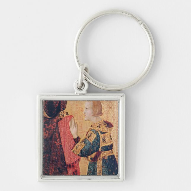 St. Louis of Toulouse  crowning his brother Key Ring (Front)