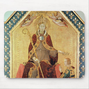 St. Louis of Toulouse  crowning his brother Mouse Pad