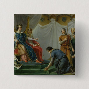 St. Louis Pardonning Mauclerc 15 Cm Square Badge