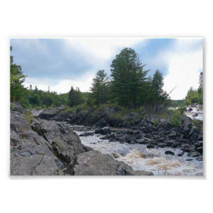 St. Louis River Rocks and Rapids Photo Print