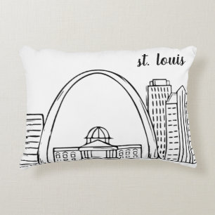 St. Louis Skyline Decorative Cushion