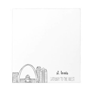 St. Louis Skyline Notepad