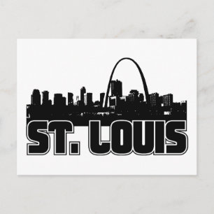 St Louis Skyline Postcard