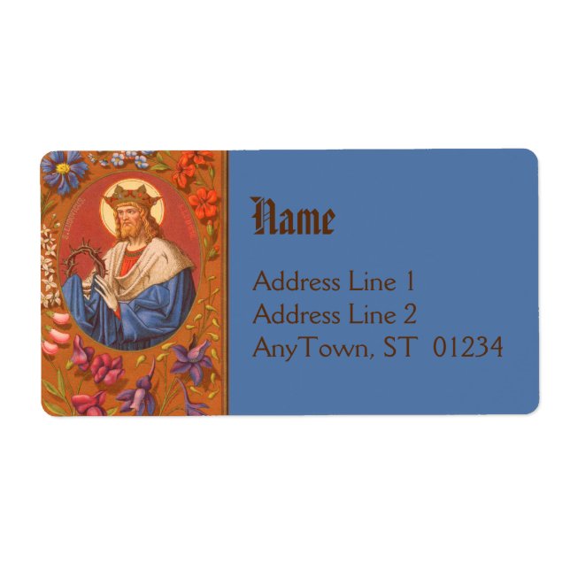 St. Louis the King (PM05) Full Bled Ship Label 2c (Front)