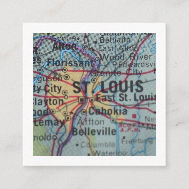 St Louis We've Moved New Address Card (Front)