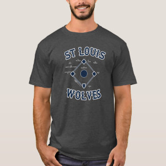 St Louis Wolves "Who's on First?" Lineup T-Shirt