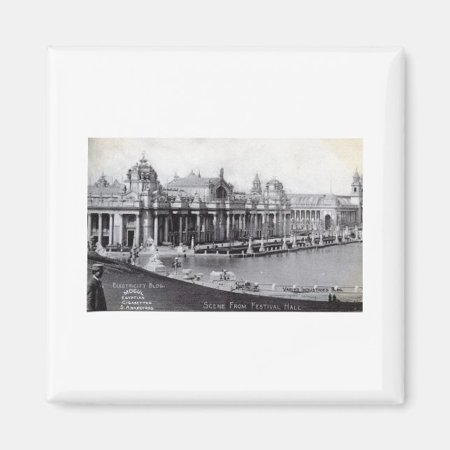 St. Louis World's Fair 1904 Vintage Magnet (Front)