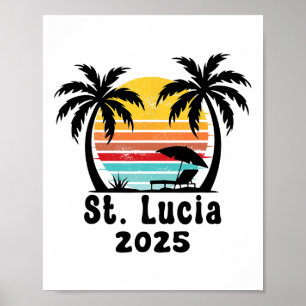 St. Lucia 2025 Family Trip Friends Group Vacation  Poster