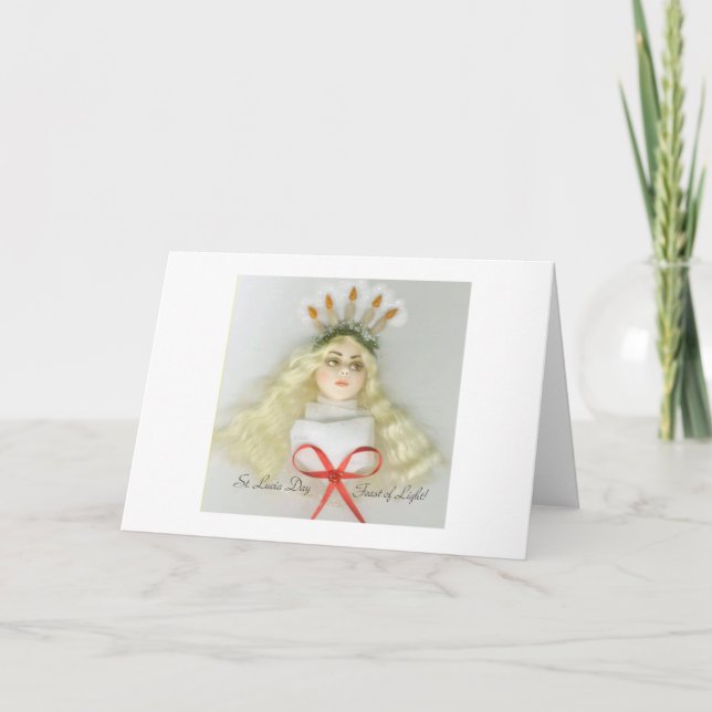 St. Lucia Day 177 JL Biel Greeting Card (Front)