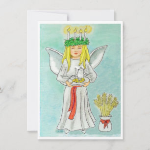 St. Lucia Day Advent JL Biel Thank You Card