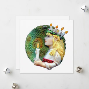 St. Lucia Day Round 2013 Holiday Card JL Biel