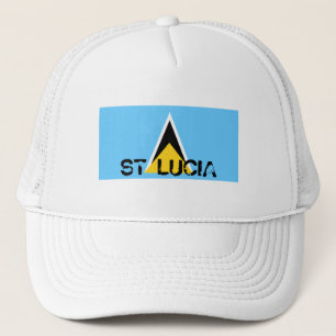 St Lucia flag souvenir hat