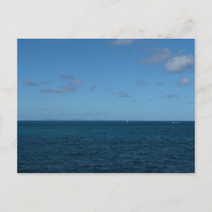 St. Lucia Horizon Blue Ocean Postcard
