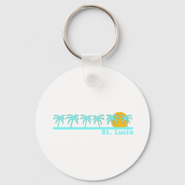 St. Lucia Key Ring (Front)