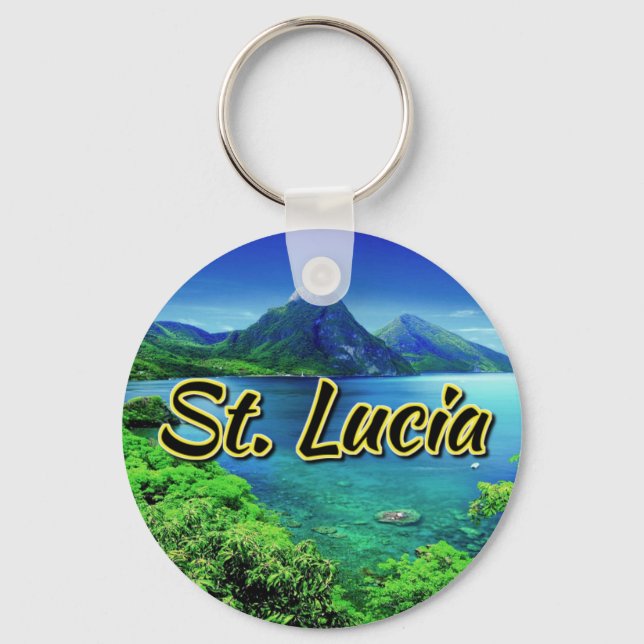 St. Lucia Key Ring (Front)