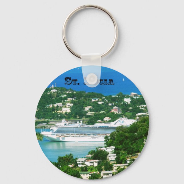 St. Lucia Key Ring (Front)