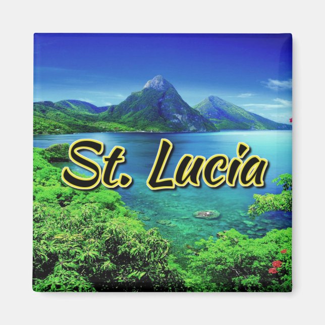 St. Lucia Magnet (Front)