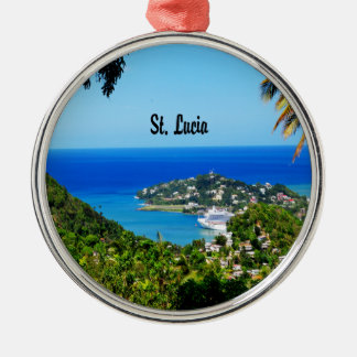 St. Lucia Metal Tree Decoration