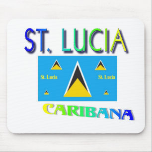 St. Lucia Mouse Pad