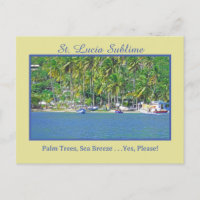 St. Lucia: Palm Trees, Sea Breeze. . .Yes, Please!