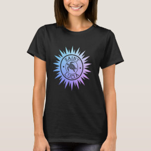 St. Lucia Sea Turtle Diving West Indies Souvenir V T-Shirt