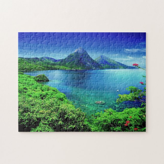 St. Lucia The Pitons Jigsaw Puzzle (Horizontal)